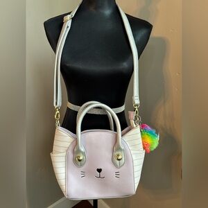 Luv Betsey by Betsey Johnson Mini Cat Face Purse/Satchel/Crossbody Bag